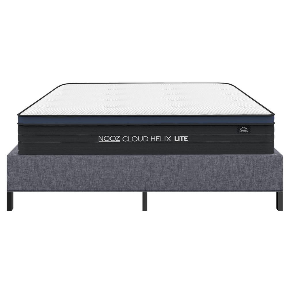 ที่นอนยางพาราแท้ 6 ฟุต NOOZ CLOUD HELIX LITE มาพร้อมกับฐานเตียง 6 ฟุต NOOZ PIXEL BED FRAME (ไม่มีหัวเตียง)_0